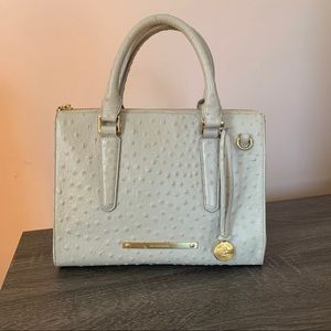 Brahmin Leather Anywhere Convertible-Ostrich Print